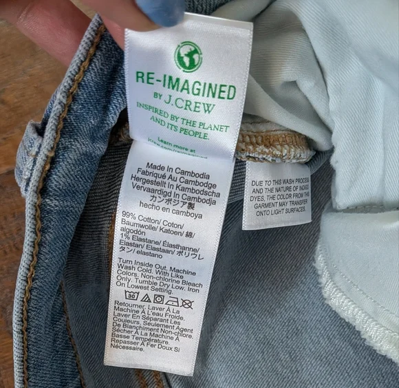 J. Crew Light Blue Classic Wide Leg Jeans - Picture 9 of 12